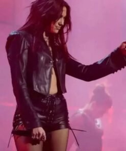 Alternative view of BRIT Awards Dua Lipa Cropped Black Jacket