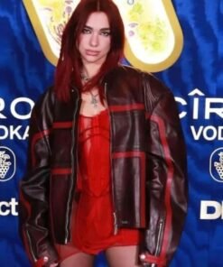 BRIT Awards Dua Lipa Leather Jacket
