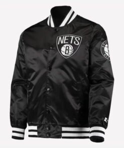 Alternative view of Brooklyn Nets The Diamond Classic Starter Varsity Jacket