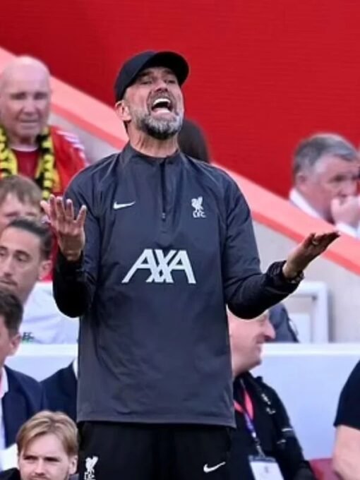 Jurgen Klopp Liverpool F.C Nike Black Jacket