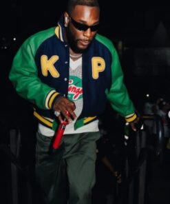 Burna Boy KP Letterman Varsity Jacket