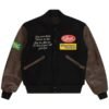 Cherry Rodeo Champ Varsity Jacket Black & Brown
