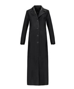 Chiara Ferragni Black Leather Coat Chiara Ferragni Black Leather Coat