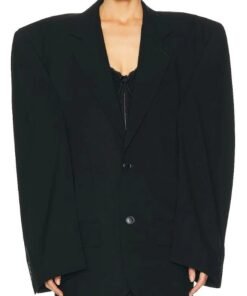 Alternative view of Hailey Bieber Oversized Wool Blazer