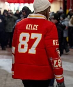Chiefs Taylor Swift Kelce Red Puffer Jacket Chiefs Taylor Swift Kelce Red Puffer Jacket
