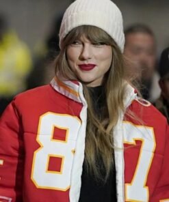 Chiefs Taylor Swift Kelce Red Puffer Jacket Chiefs Taylor Swift Kelce Red Puffer Jacket