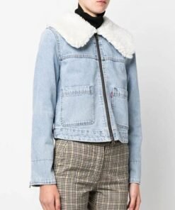 Doctor Who Millie Gibson Denim Sherpa Jacket