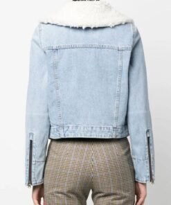 Doctor Who Millie Gibson Denim Sherpa Jacket