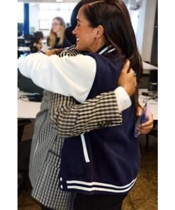Robert Clack Meghan Markle Letterman Jacket