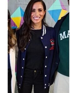 Robert Clack Meghan Markle Letterman Jacket