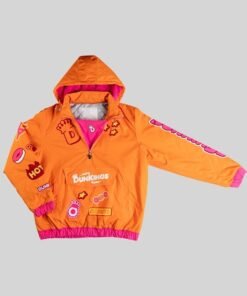 DunKings Premium Lined Pullover Jacket Orange