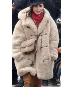 Alternative view of Emily In Paris S04 Lily Collins Shearling Jacket
