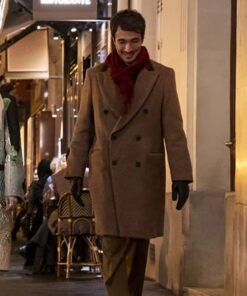 Emily in Paris S04 Marcello Brown Trench Coat