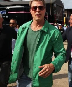 Sonny Hayes F1 Brad Pitt Green Jacket