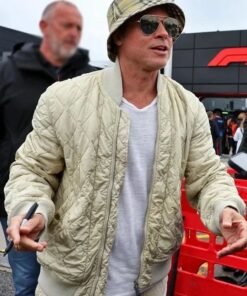 Sonny Hayes F1 Brad Pitt Quilted Jacket