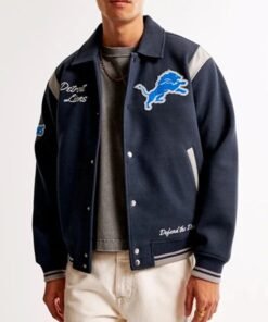Flavor Flav Detroit Lions Varsity Bomber Jacket