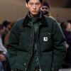 FW25 Sacai Carhartt Green Puffer Jacket