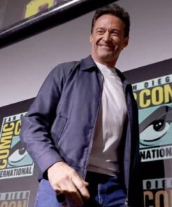 Alternative view of Hugh Jackman 2024 Comic-Con Blue Jacket
