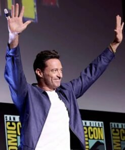 Hugh Jackman 2024 Comic-Con Blue Jacket Hugh Jackman 2024 Comic-Con Blue Jacket