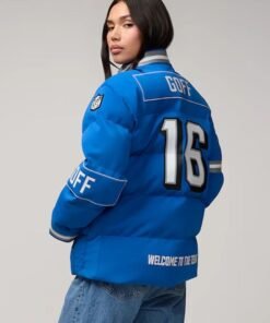 Jared Goff Detroit Lions Off Season Player Puffer Jacket