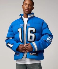 Jared Goff Detroit Lions Off Season Player Puffer Jacket