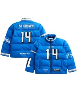 Jared Goff Detroit Lions Off Season Player Puffer Jacket