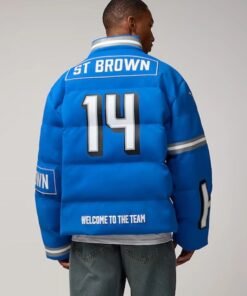 Jared Goff Detroit Lions Off Season Player Puffer Jacket