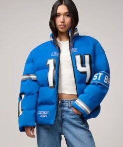 Jared Goff Detroit Lions Off Season Player Puffer Jacket