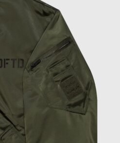 Jordan x UNDEFEATED Green Bomber Jacket