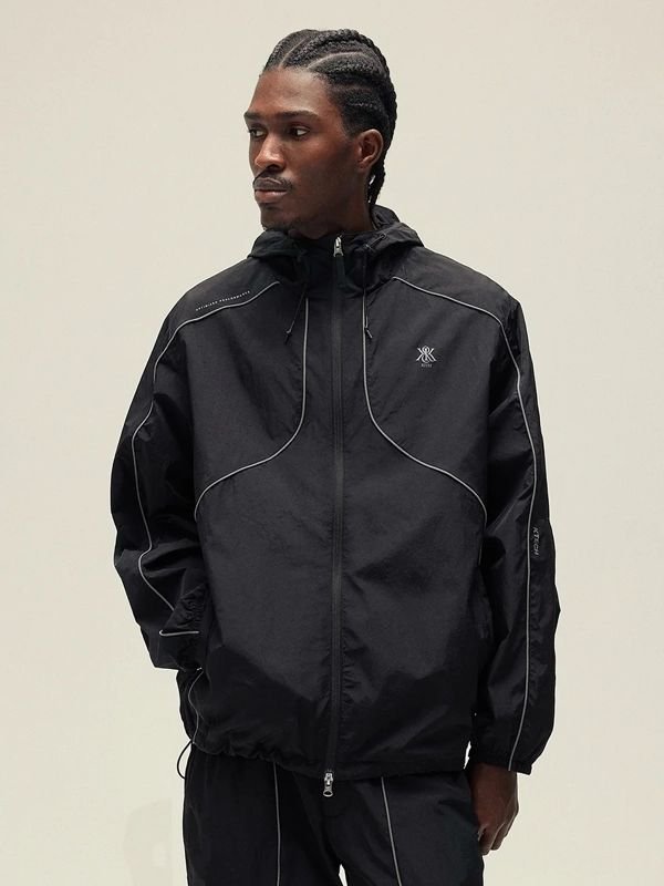 K-Tech Kith Nylon Bolt Shell Jacket Black