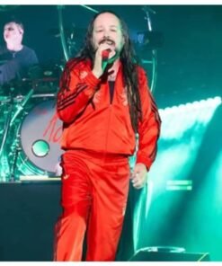 Korn x Adidas Jonathan Davis Red Tracksuit Korn x Adidas Jonathan Davis Red Tracksuit