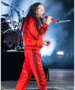Korn x Adidas Jonathan Davis Red Tracksuit Korn x Adidas Jonathan Davis Red Tracksuit