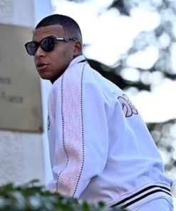 Kylian Mbappe Snake White Jacket