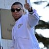 Kylian Mbappe Snake White Jacket