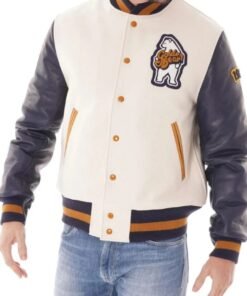 Golden Bear Patch Varsity Jacket Golden Bear Patch Varsity Jacket