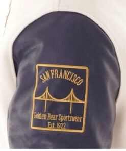 Golden Bear Patch Varsity Jacket Golden Bear Patch Varsity Jacket