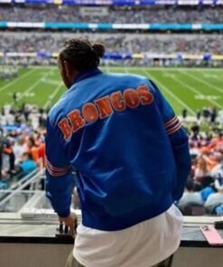 Lewis Hamilton Broncos Starter Varsity Jacket Lewis Hamilton Broncos Starter Varsity Jacket