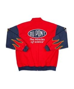 Vintage Jeff Gordon DuPont Red Nascar Racing Jacket Vintage Jeff Gordon DuPont Red Nascar Racing Jacket