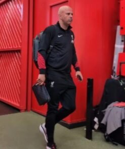 Alternative view of Liverpool FC Arne Slot Black Bomber Track Jacket