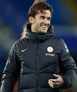 Alternative view of Chelsea F.C Black Puffer Coat