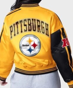 Alternative view of Livvy Dunne Steelers Jacket