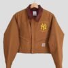Vintage Carhartt x NY Yankees Crop Jacket