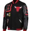 Ben Affleck Super Bowl Dunkin Donuts Jacket Mens Pro Standard Chicago Bulls Mash Up Varsity Jacket