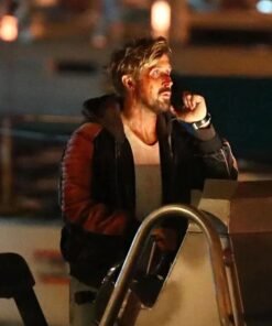 Miami Vice Team Ryan Gosling Black Leather Jacket
