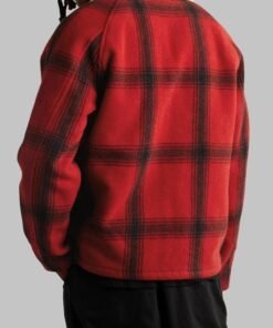 New Year Eve Nashville Big Bash Post Malone Red Plaid Jacket