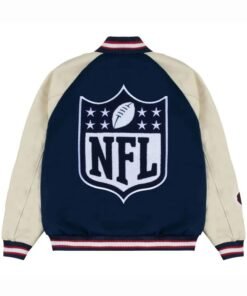 NFL GOLF WANG Letterman Full-Snap Jacket NFL GOLF WANG Letterman Full-Snap Jacket