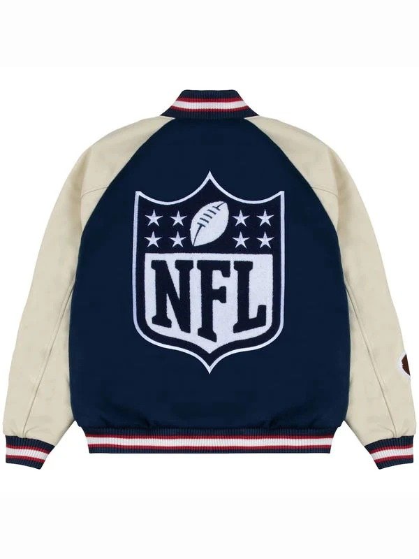 NFL GOLF WANG Letterman Full-Snap Jacket NFL GOLF WANG Letterman Full-Snap Jacket - Image 3