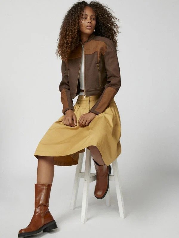 Nueve Vegan Leather Biker Jacket Nueve Vegan Leather Biker Jacket - Image 8