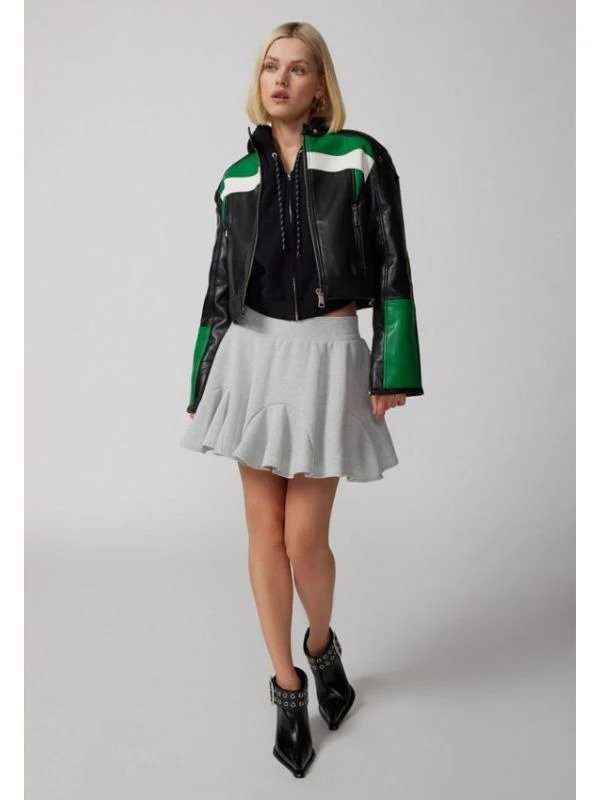 Nueve Vegan Leather Biker Jacket Nueve Vegan Leather Biker Jacket - Image 3