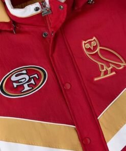 OVO San Francisco 49ers Starter Sideline Puffer Jacket
